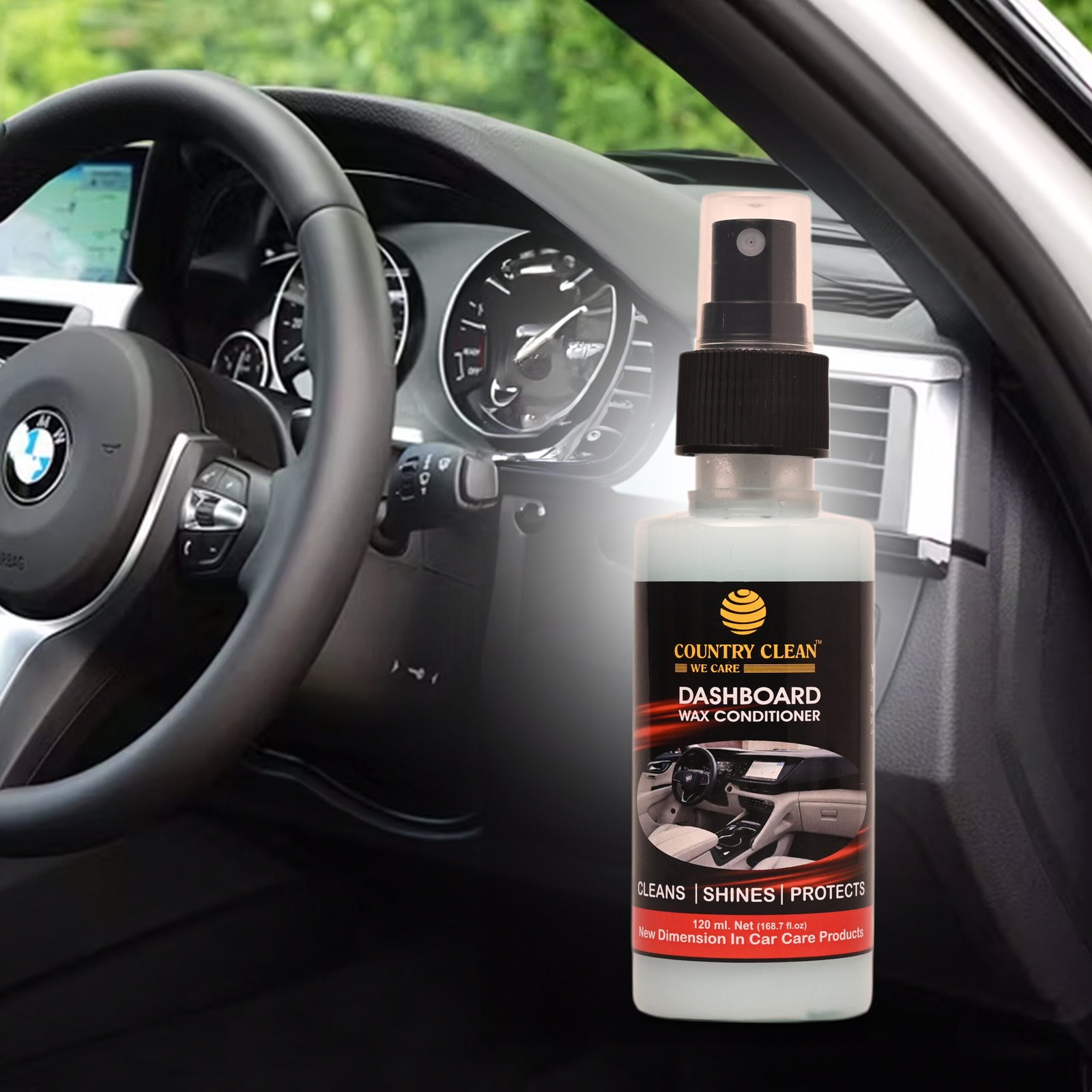 Dashboard wax cleaner